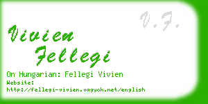 vivien fellegi business card